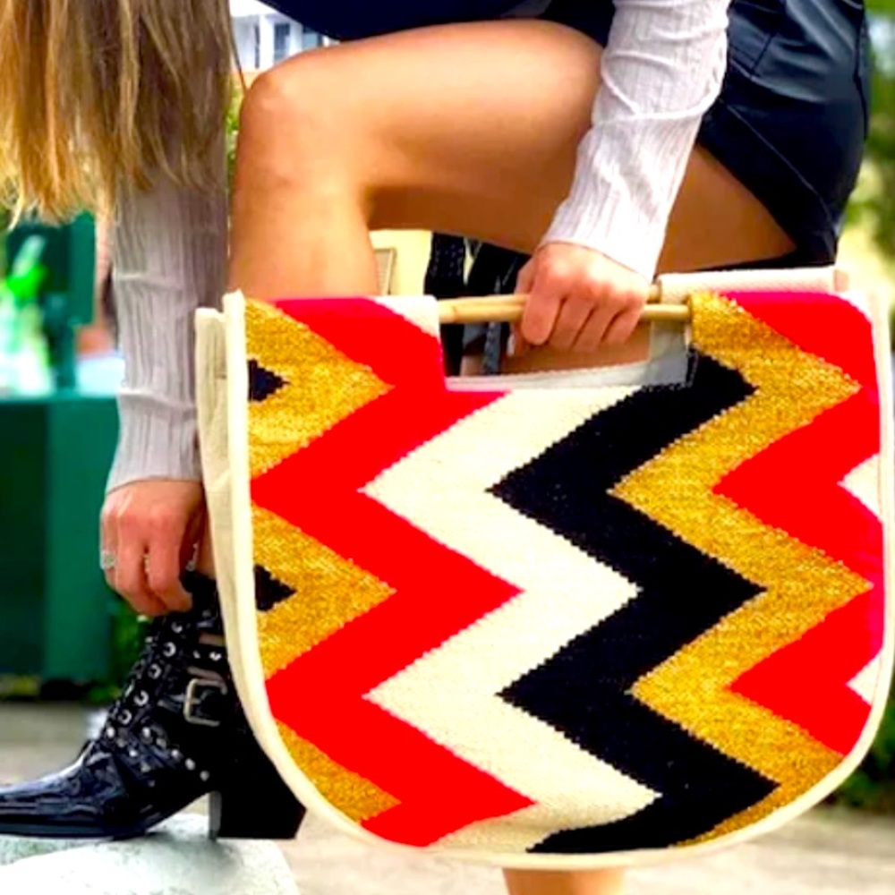 Kaiwara Zig Zag Shopper Bag